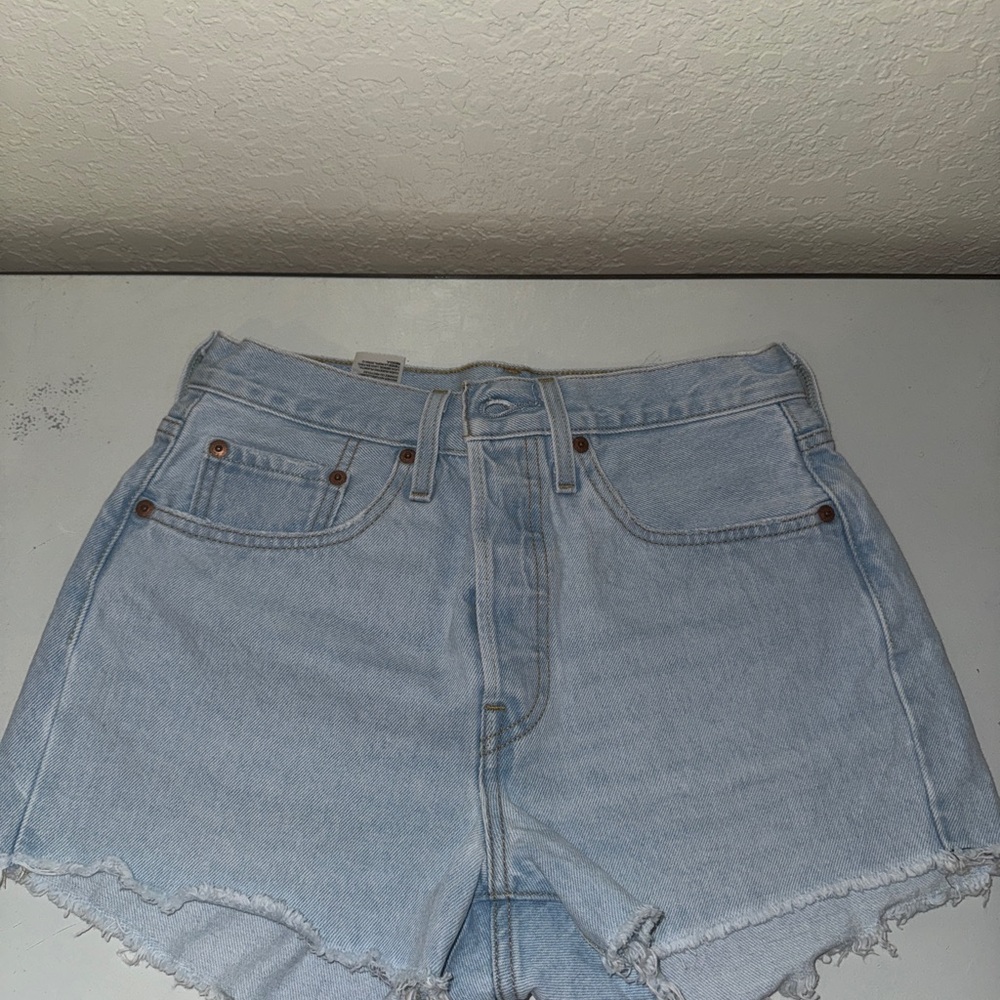 Light Blue Denim Women's Shorts
